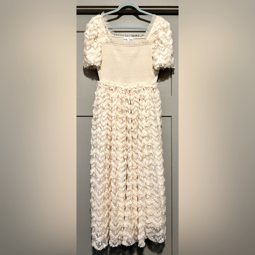 Ivy City Co Cloud Nine Dress in Sparkle - Women’s Large